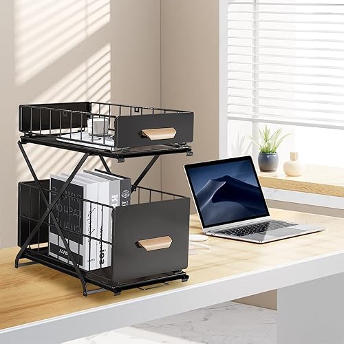 Drumm - Organisateur sous évier à 2 étages - E-menage