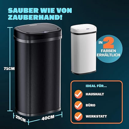 monzana® - 58l smart kitchen bin