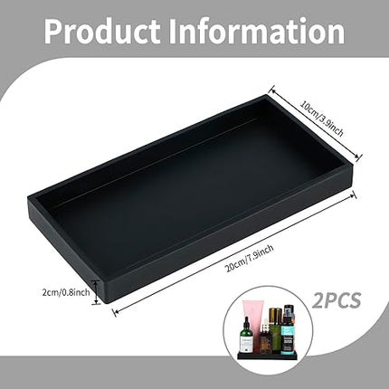 lot de 2 plateaux décoratifs - E-menage