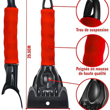Inedit - grattoir Pare Brise Voiture + Sac de Rangement Offert - E-menage