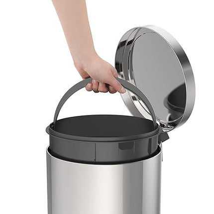 Tramontina - stainless steel kitchen bin with pedal