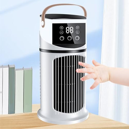 Air purifier with LED lighting