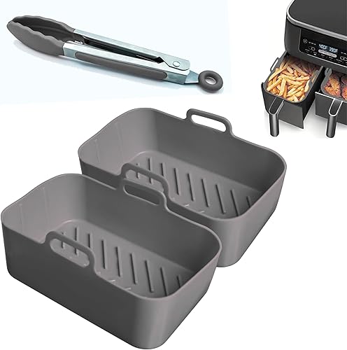 CERENE - lot de 2 Moules en silicone friteuse à air - E-menage