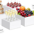 WOOLUCK® - 4 pièces de présentoir buffet - E-menage