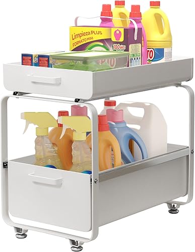 Todeco - Étagère de Rangement sous évier - E-menage