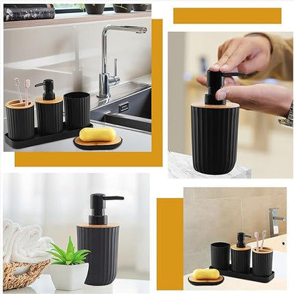 Lighterday - Lot de 5 accessoires de salle de bain