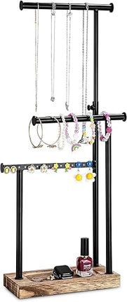 Azyvum - Présentoir à bijoux en bois et métal