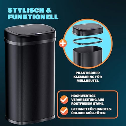 monzana® - 58l smart kitchen bin