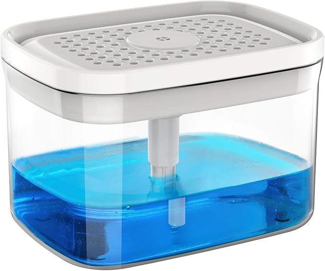 Distributeur de liquide vaisselle avec porte-éponge intégré