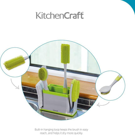 Bottle and Baby Bottle Cleaning Brush, Antibacterial Silicone
