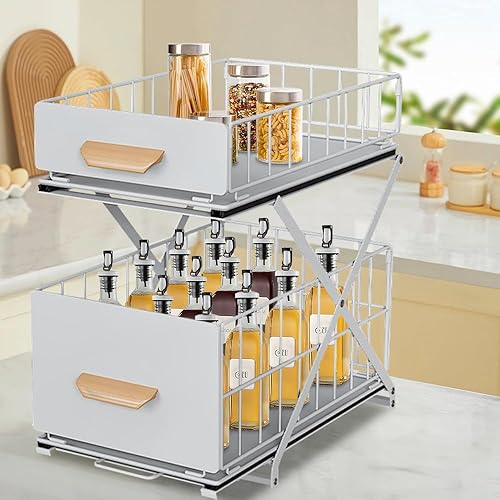 Drumm - Organisateur sous évier à 2 étages - E-menage