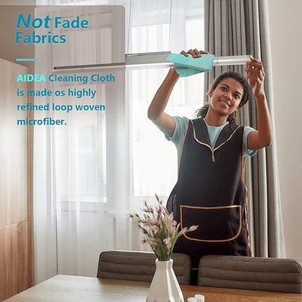 aidea -  lot de 12 chiffons de nettoyage en microfibre