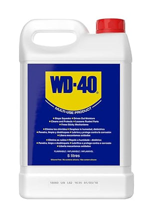 WD-40 - Entretien multi-usages, sans applicateur, 5 litres - E-menage