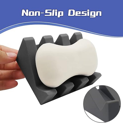 Lot de 2 Porte-Savon en Silicone - E-menage