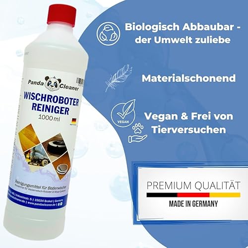 Pandacleaner® - Nettoyant pour balai serpillière et robot nettoyeur de sol 1000 ml - E-menage