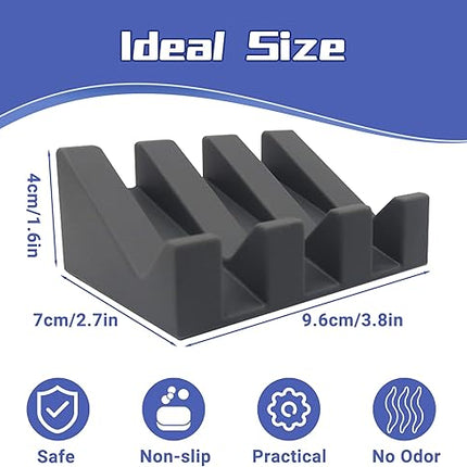 Lot de 2 Porte-Savon en Silicone - E-menage