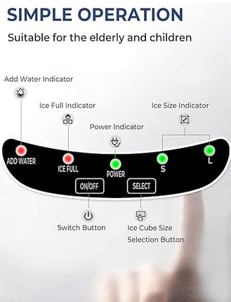 RELAX4LIFE - Machine à glaçons autonettoyante - E-menage
