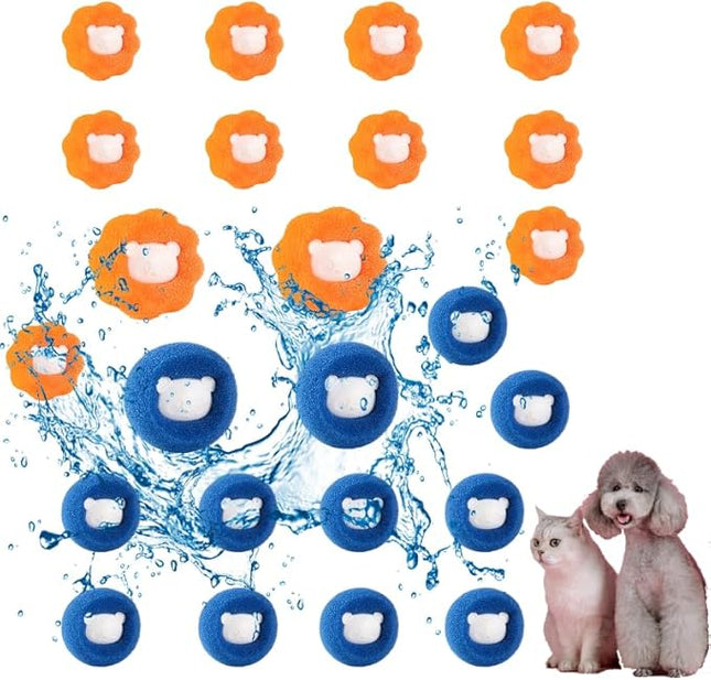 qixuer - lot de 24 pièces d'attrape poils - E-menage