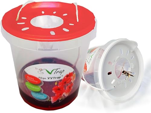 VVTrap - Lot de 2 Piège à frelons asiatiques sélectif Vespa Velutina - E-menage