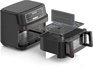 Friteuse à air chaud 2 chambres - E-menage