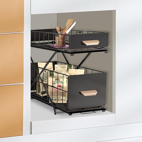 Drumm - Organisateur sous évier à 2 étages - E-menage