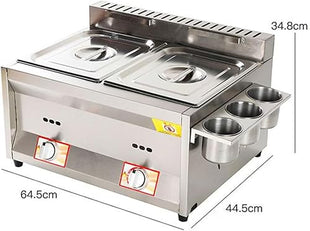 Friteuse à gaz professionnelle - E-menage