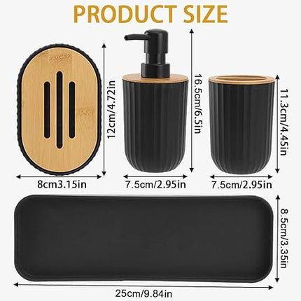 Lighterday - Lot de 5 accessoires de salle de bain