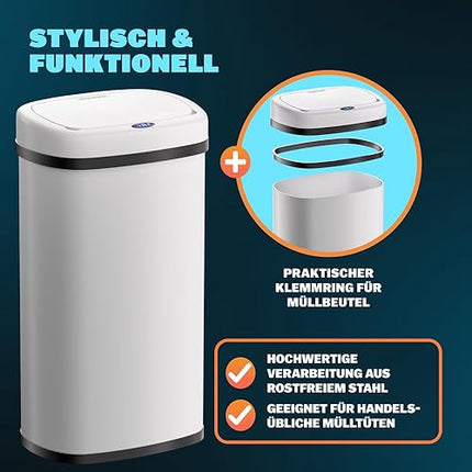 monzana® - 58l smart kitchen bin