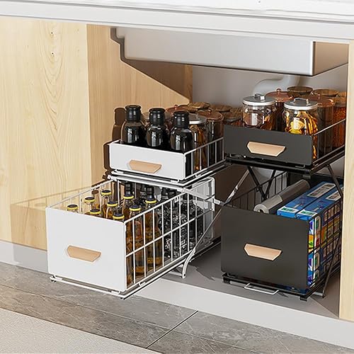 Drumm - Organisateur sous évier à 2 étages - E-menage