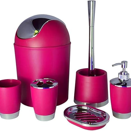 Bathlux Set of 6 bathroom accessories
