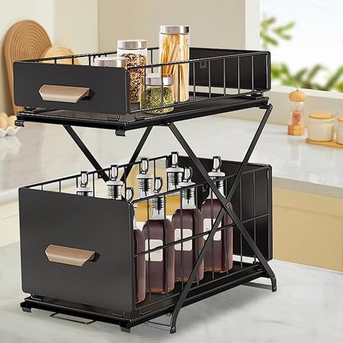 Drumm - Organisateur sous évier à 2 étages - E-menage