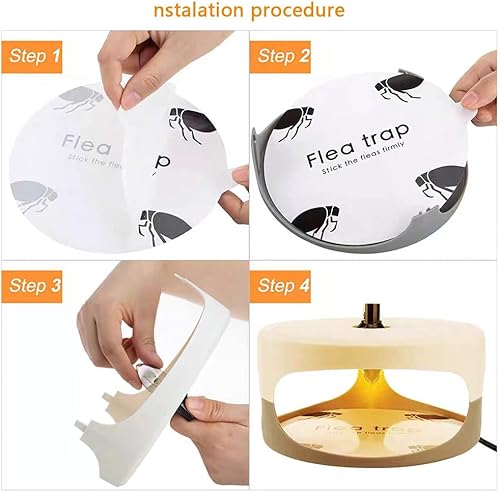 Teppic - Lot de 2 pièges à puces pour appartement - E-menage