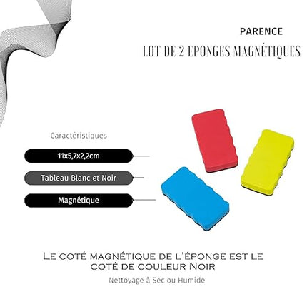 PARENCE.- Lot de 2 Eponges Magnétiques