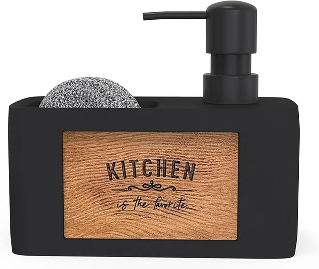 Distributeur de savon liquide blanc conçu pour la cuisine