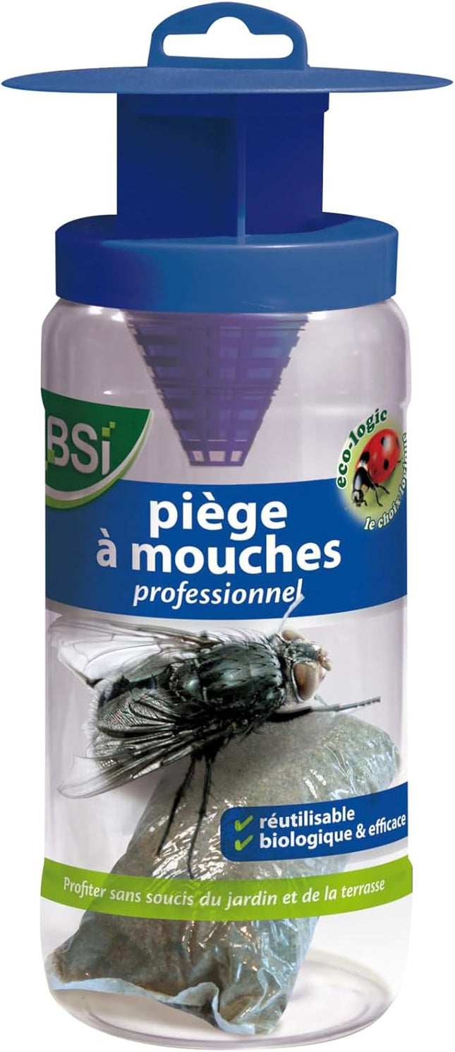 Piège à mouches équipé d’un attractif puissant