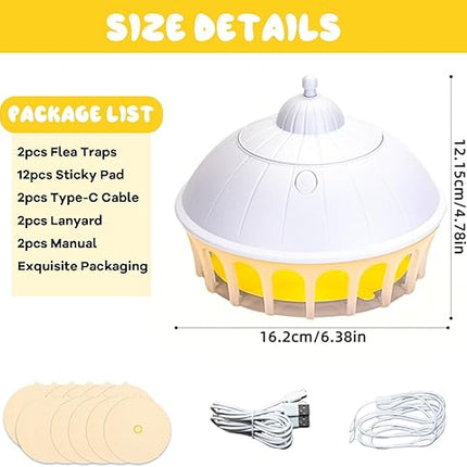 Lot de 2 pièges à punaises de lit - E-menage