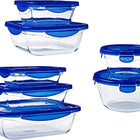 Pyrex Cook&Go - kit de 7 unités de conteneurs d'aliments - E-menage