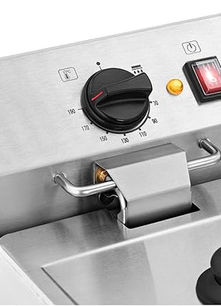 Royal Catering -Friteuse double dispositif 3 250 W, 2x13 Litres - E-menage
