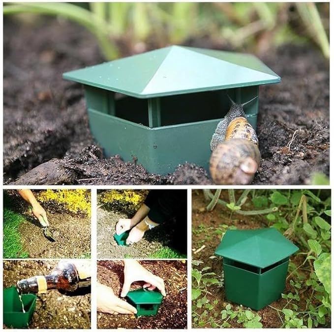 Lot de 6 pièges à limaces - E-menage