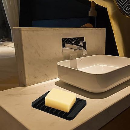 Lot de 2 porte-savon en silicone