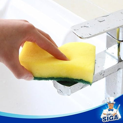 MR.SIGA - Lot de 12 éponges grattante Multi-Usage
