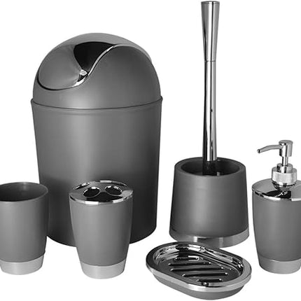 Bathlux Set of 6 bathroom accessories