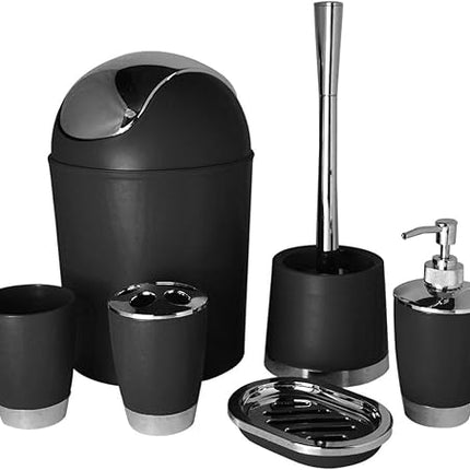 Bathlux Set of 6 bathroom accessories