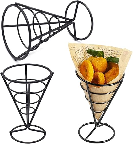 Jicyor - kit de 3 pièces de présentoir de frites - E-menage
