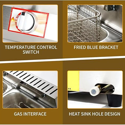 Friteuse à gaz professionnelle