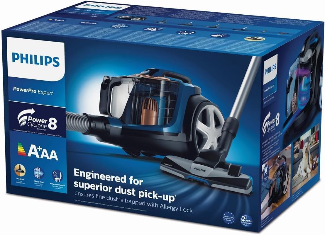 Aspirateur traineau PHILIPS sans sac - E-menage