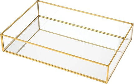 winter shore plateau décoratif doré - E-menage