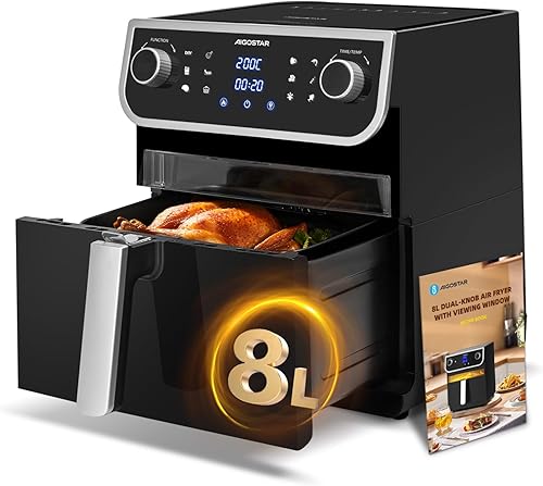 Aigostar - Friteuse à air sans huile 1700W , 8L - E-menage