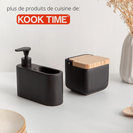 Distributeur de liquide vaisselle avec porte-éponge intégré