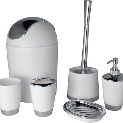 Bathlux Set of 6 bathroom accessories